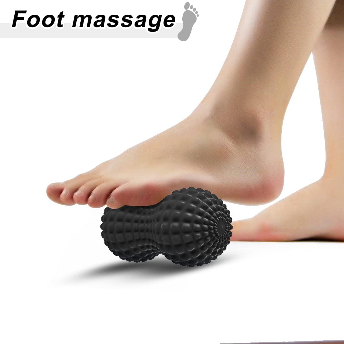 Ultimate Peanut Massage Ball: Double Lacrosse Roller for Deep Tissue Relief in Back, Neck, Shoulders, and More!