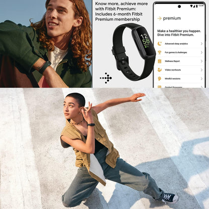 Fitbit Inspire 3 – Health & Fitness Activity Tracker (Midnight Zen)