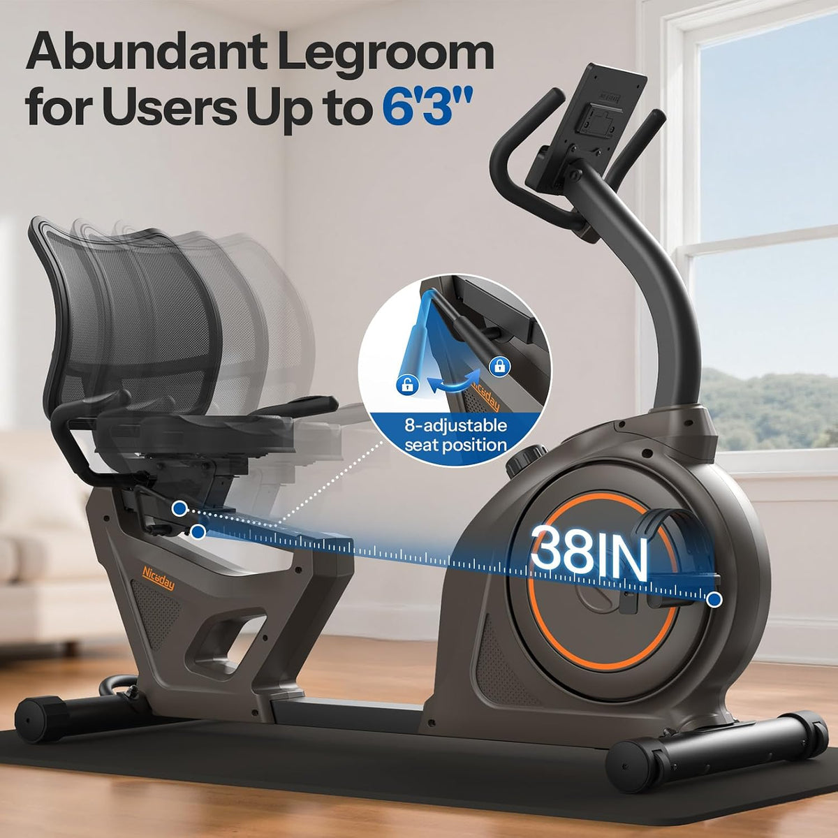 Recumbent Bike for Home Fitness