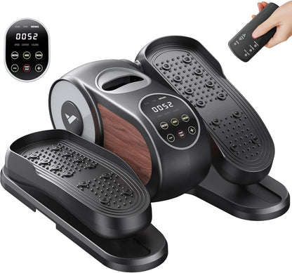 Effortless Fitness with the Under Desk Elliptical Machine - Perfect Leg Exerciser for Seniors with Remote Control & 12 Adjustable Speeds for Quiet Workouts at Home or Office