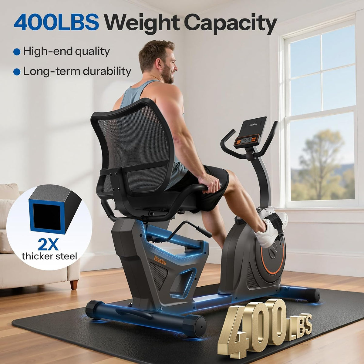 Recumbent Bike for Home Fitness