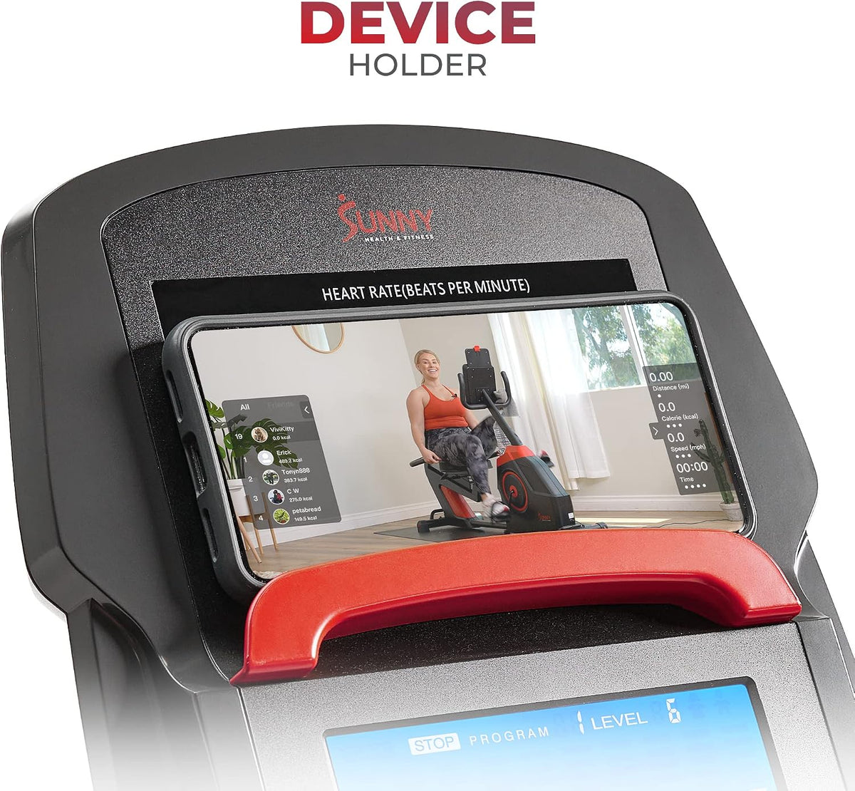 Smart Electro‑Magnetic Recumbent Bike – Low‑Impact Cardio & Joint‑Friendly Training (300 lb Capacity)