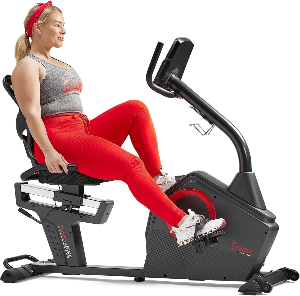 Smart Electro‑Magnetic Recumbent Bike – Low‑Impact Cardio & Joint‑Friendly Training (300 lb Capacity)