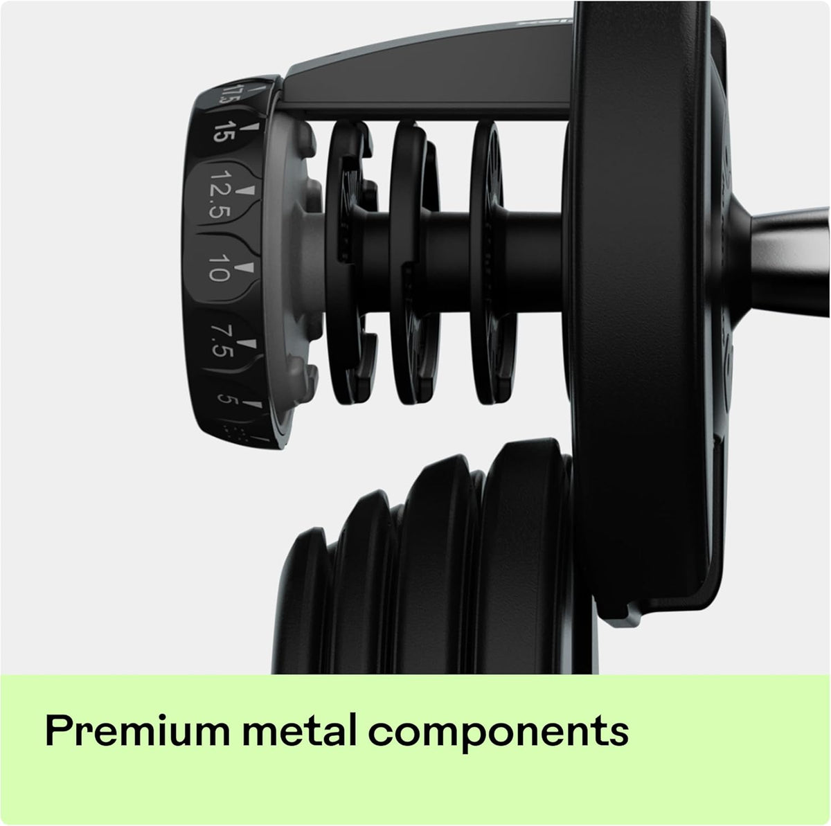 Bowflex SelectTech 552 Adjustable Dumbbells – 5 to 52.5 lb Pair