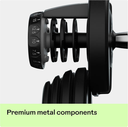 Bowflex SelectTech 552 Adjustable Dumbbells – 5 to 52.5 lb Pair