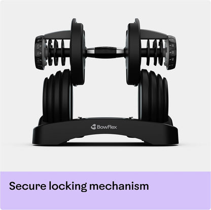 Bowflex SelectTech 552 Adjustable Dumbbells – 5 to 52.5 lb Pair