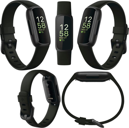 Fitbit Inspire 3 – Health & Fitness Activity Tracker (Midnight Zen)
