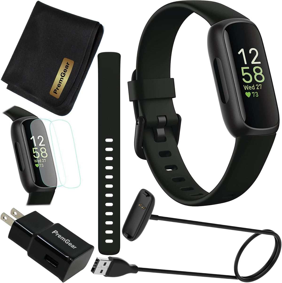 Fitbit Inspire 3 – Health & Fitness Activity Tracker (Midnight Zen)