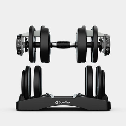 Bowflex SelectTech 552 Adjustable Dumbbells – 5 to 52.5 lb Pair